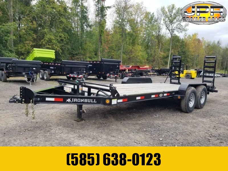 2019 Iron Bull 20' Equipment Trailer w/ Stand-Up Ramps 16K 2019 Iron Bull 20' Equipment Trailer w/ Stand-Up Ramps 16K