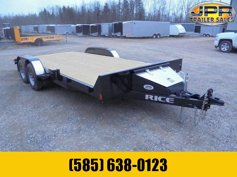 2021 Rice Trailers 82"X18' Open Car Hauler 7K 2021 Rice Trailers 82"X18' Open Car Hauler 7K