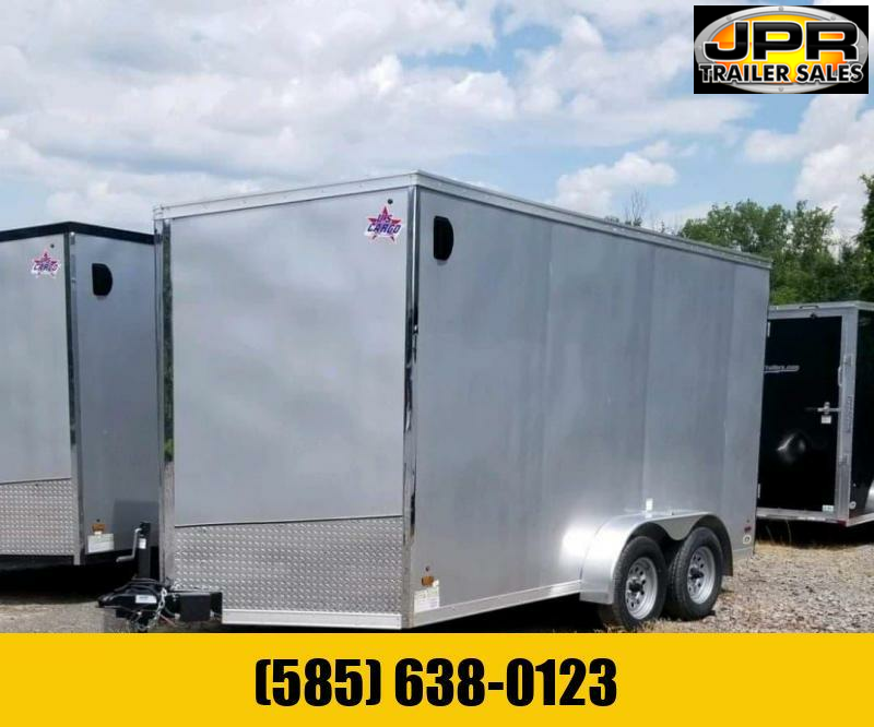 2023 US Cargo 7x14 Enclosed Cargo Trailer with 12" Extra Height, Rear