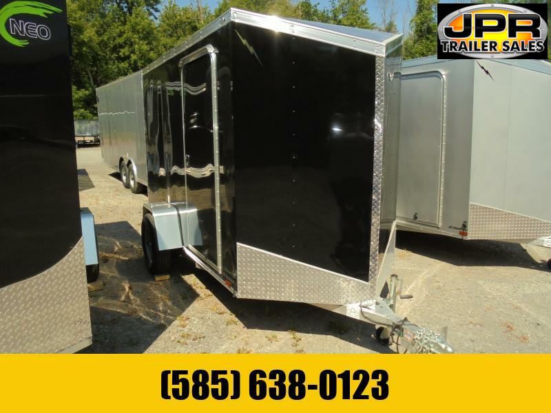 2023 Lightning Trailers 5x10 Enclosed Cargo Trailer with Rear Barn