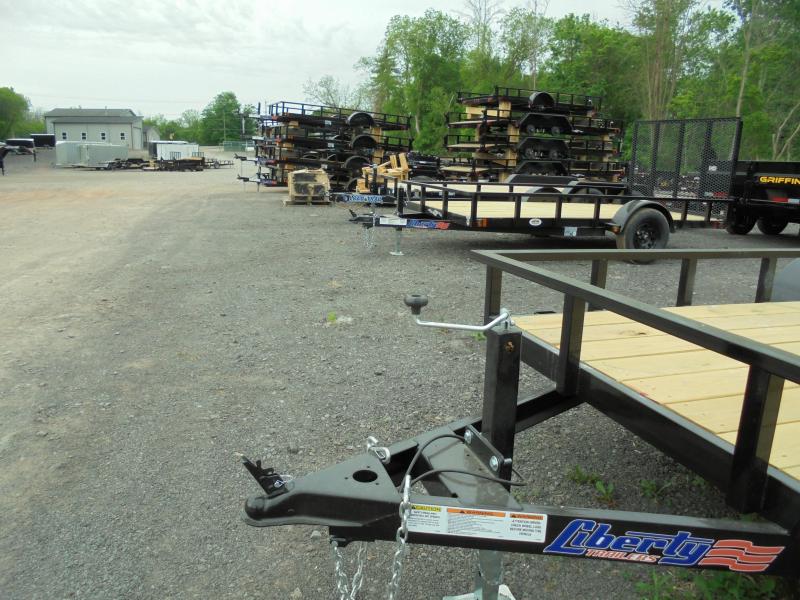 2022 Liberty 7X12 Utility Trailer with Spring Assist Gate JPR