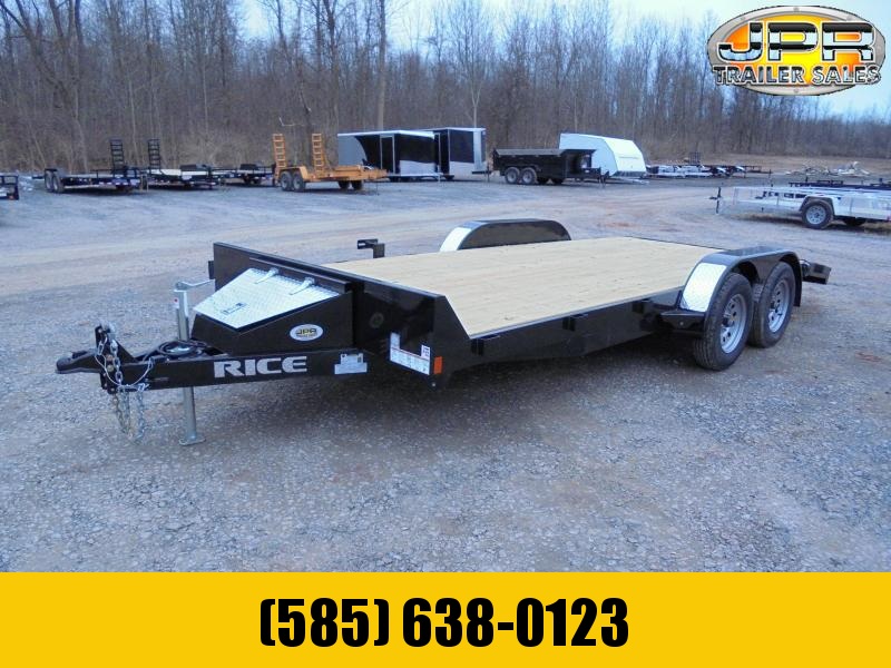 2022 Rice 18 Ft Wood Deck Car / Racing Trailer JPR Trailers Car