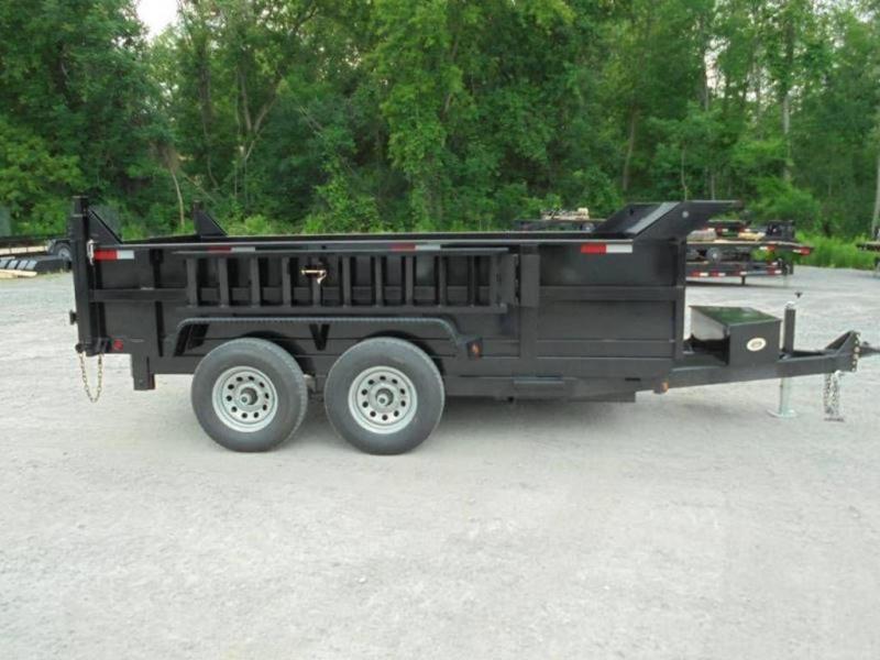 2024 6x12 Griffin LowProfile Dump Trailer, 24" Sides, 2Way Combo