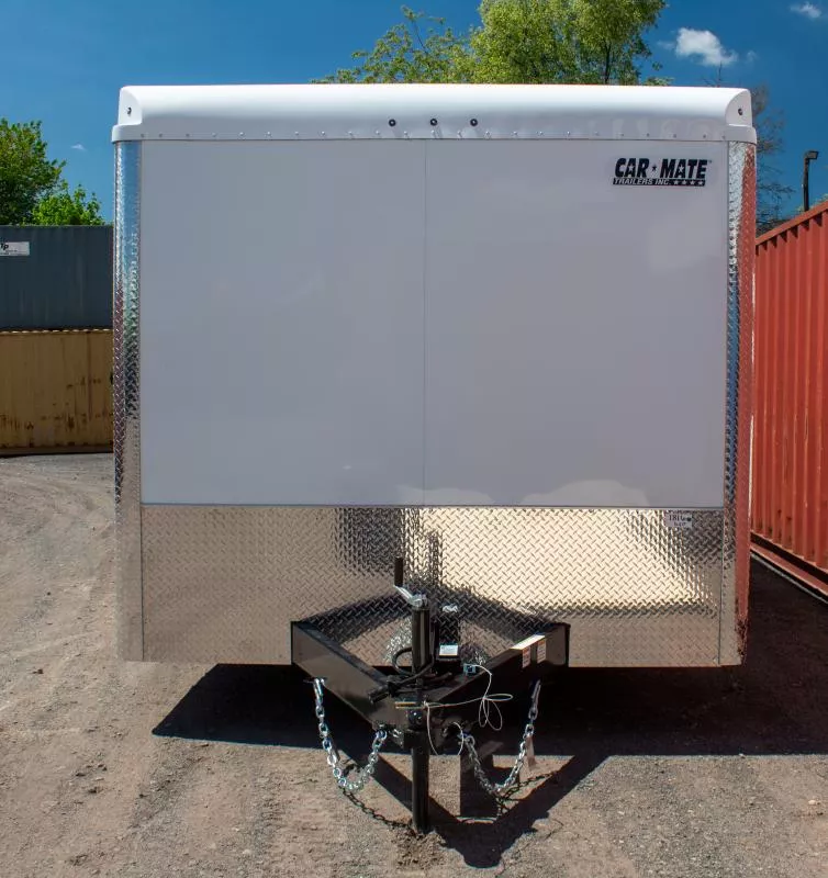 New White 8 X 18 2025 Car Mate Trailers C818Custom Cargo / Enclosed Trailer j1L50aff8boe