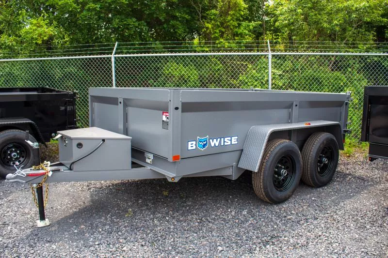 New 2026 BWISE 6X10 Low Pro Dump Trailer g4bbEm3b8nng