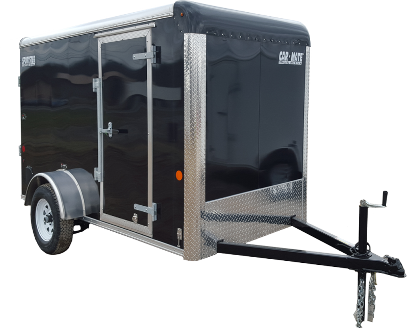 NEW 2023 Car Mate 7x12 Custom Cargo Enclosed Trailer Ramp 6' 7000