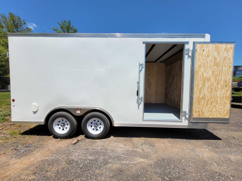 NEW 2023 Car Mate 7x18 Custom Cargo Enclosed Trailer 6'6" Ramp 7K (CM718CCHD) Trailers and
