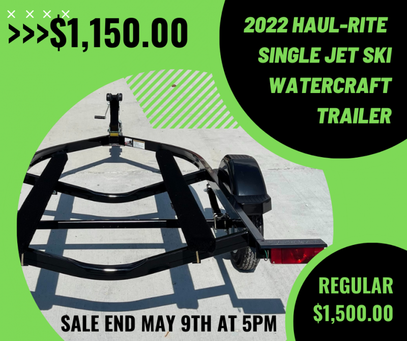 2022 Haul-Rite Single Jet Ski Watercraft Trailer 2022 Haul-Rite Single Jet Ski Watercraft Trailer