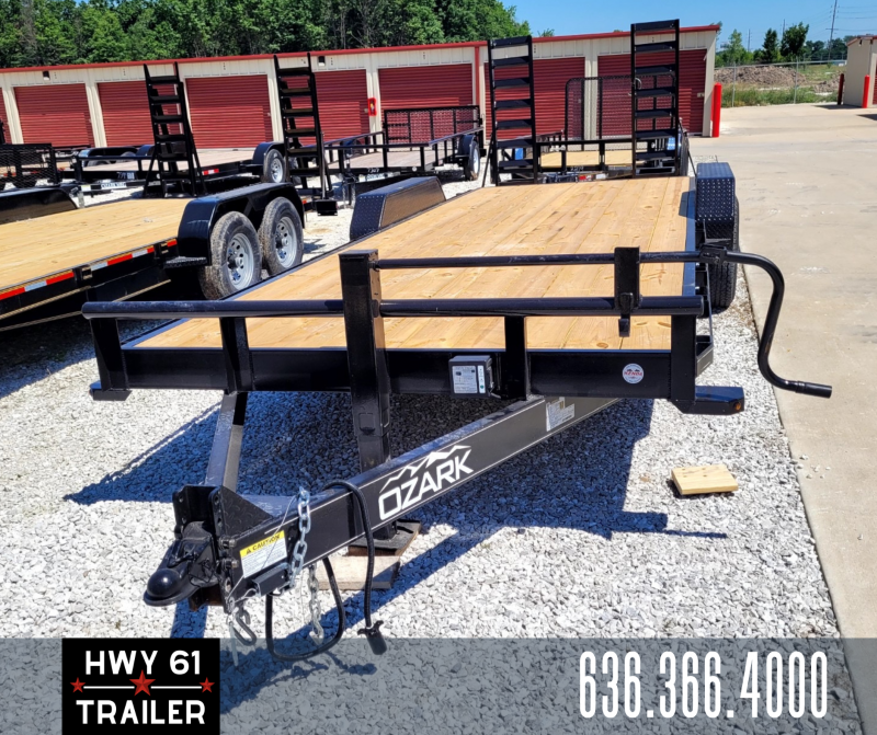 2022 Ozark 82X22 TA 14K 2' DOVETAIL Fold Down Ramps Equipment Trailer 2022 Ozark 82X22 TA 14K 2' DOVETAIL Fold Down Ramps Equipment Trailer