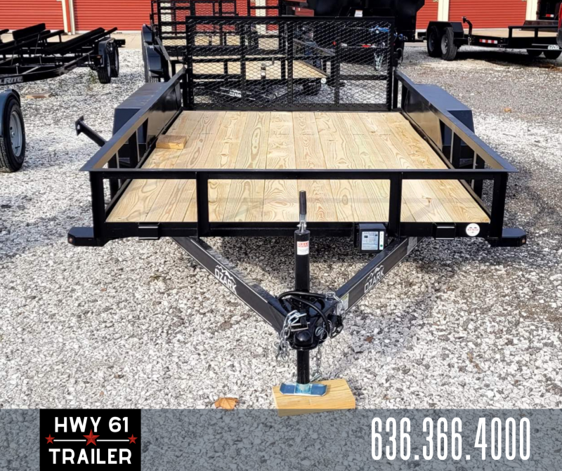 2023 MEB 82x20 TA 7K Utility Trailer [2' Gate 5 Slide in Ramps 2' Dovetail] Hwy 61 Trailer