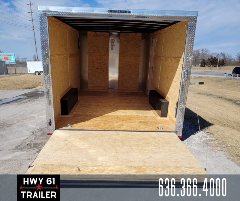 2021 ARISING 8.5x16 TA 35K 6�3" vnose Black Enclosed