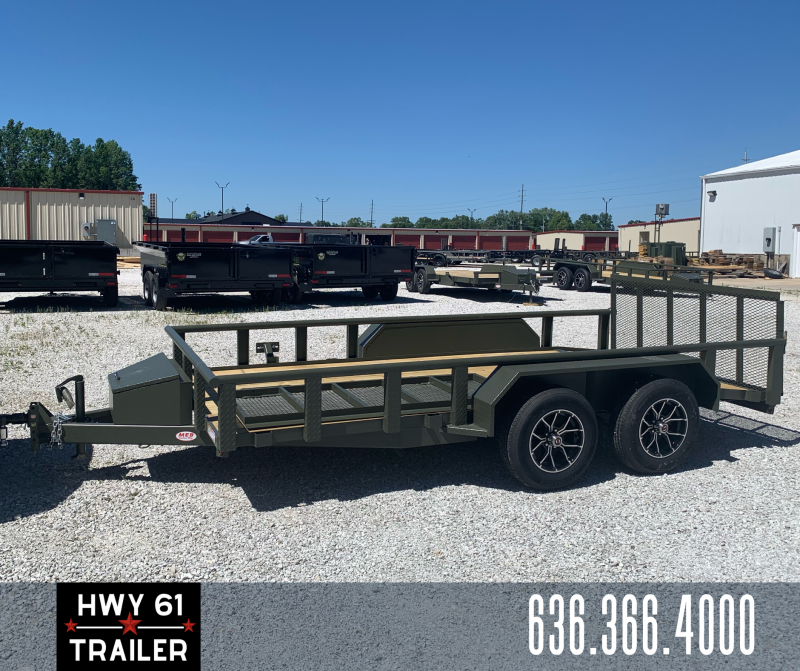 2024 MEB Utility Trailer 76x14 TA 35K 2' Dovetail in Moscow Mills