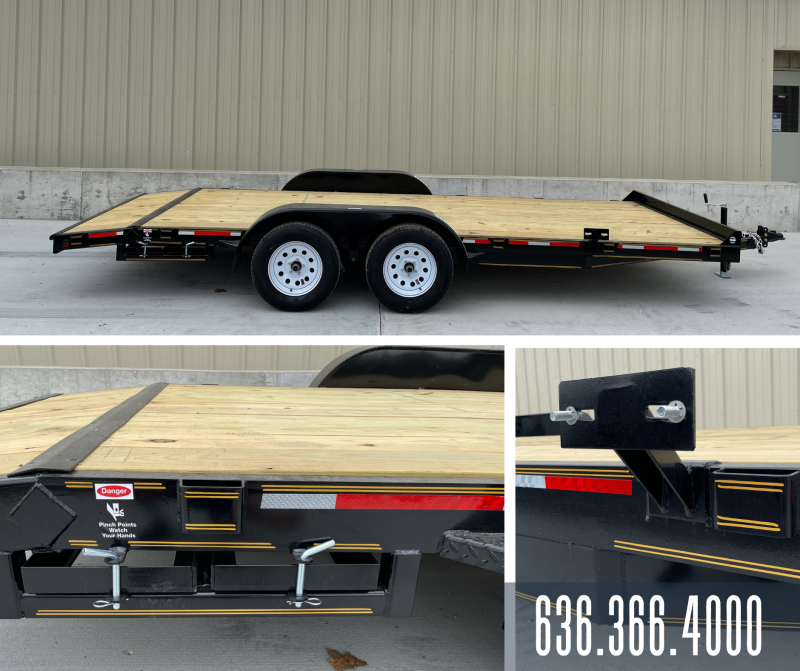 2022 HEARTLAND 82X18 TA 35K flatbed carhauler Hwy 61 Trailer