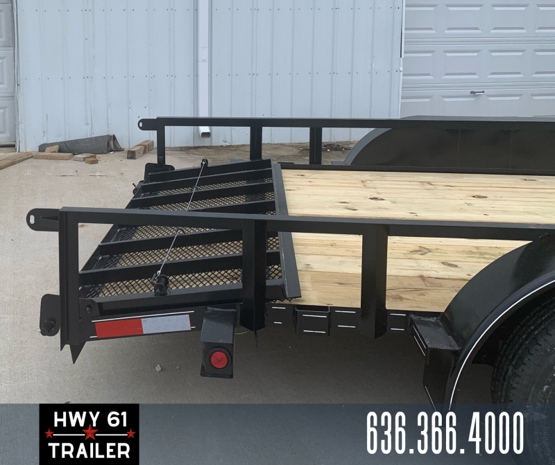 2024 W-D Utility Trailer 83x16 TA, 2'Dovetail, 30