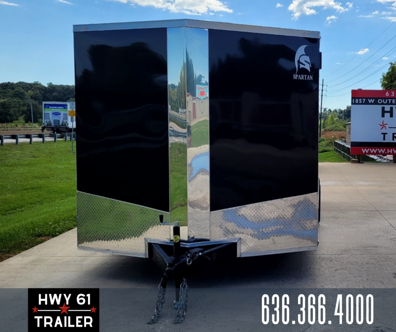 2023 Spartan 8.5 x 18 TA 7' Black Cargo / Enclosed Trailer 2023 Spartan 8.5 x 18 TA 7' Black Cargo / Enclosed Trailer