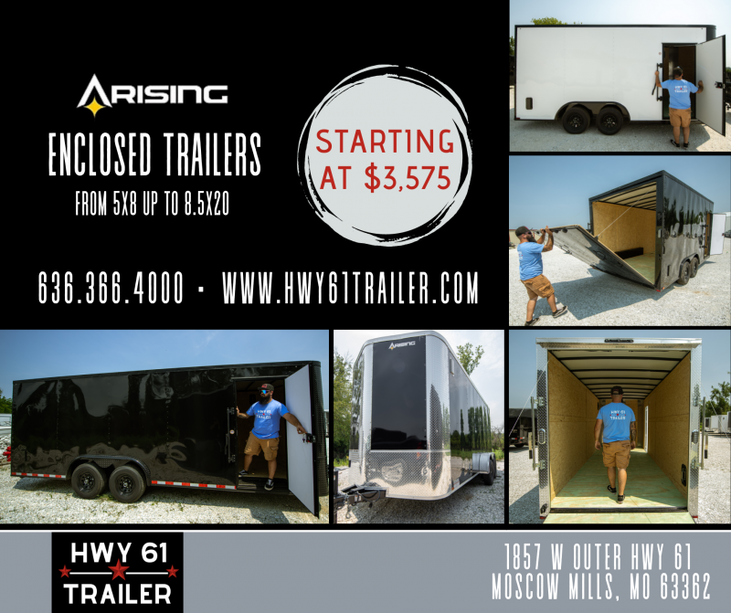 2021-2022 Arising Cargo/Enclosed Trailers | Starting at $3,775 2021-2022 Arising Cargo/Enclosed Trailers | Starting at $3,775