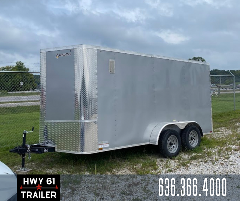 2024 Arising Enclosed Trailer 7x14 TA, 35K Axles, 6'6