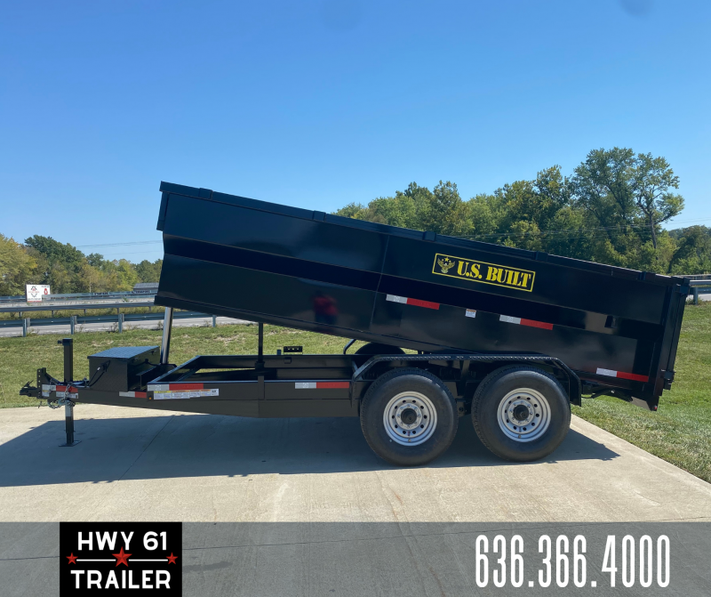 2024 U.S. Built Dump Trailer 7x14x3 TA 16K 