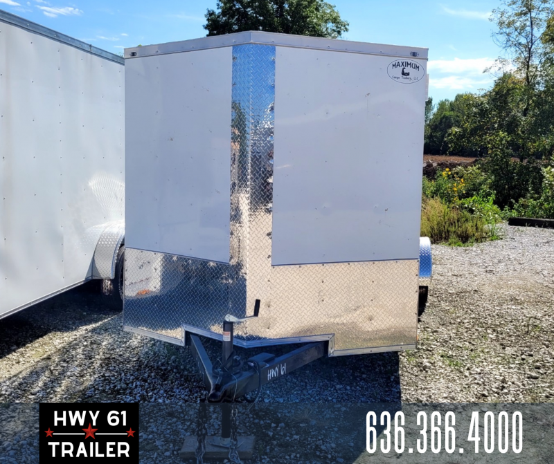 2023 Maximum Cargo 7x14 TA 35K 6'3" White Enclosed Trailer 2023 Maximum Cargo 7x14 TA 35K 6'3" White Enclosed Trailer