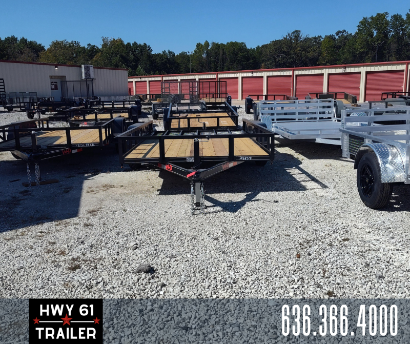 2025 W-D Utility Trailer 83X14 TA, Straight Deck, 4' Gate in