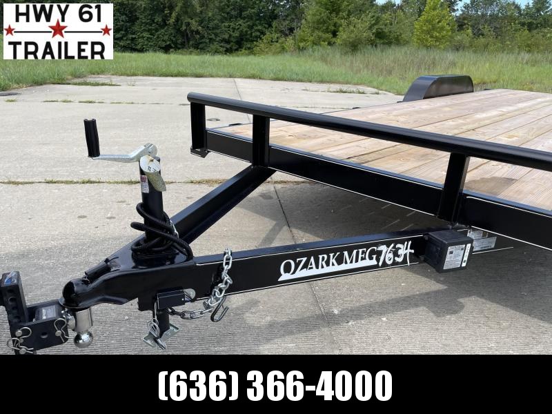 2022 Ozark 82x18 TA 7K 4' slide in ramps 2' dovetail equipment trailer 2022 Ozark 82x18 TA 7K 4' slide in ramps 2' dovetail equipment trailer