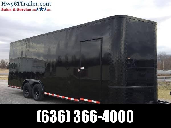 2021 ARISING 8.5x20 TA 5200 lb AXLES 7'6" SIDE VENTS BLACK OUT 2021 ARISING 8.5x20 TA 5200 lb AXLES 7'6" SIDE VENTS BLACK OUT