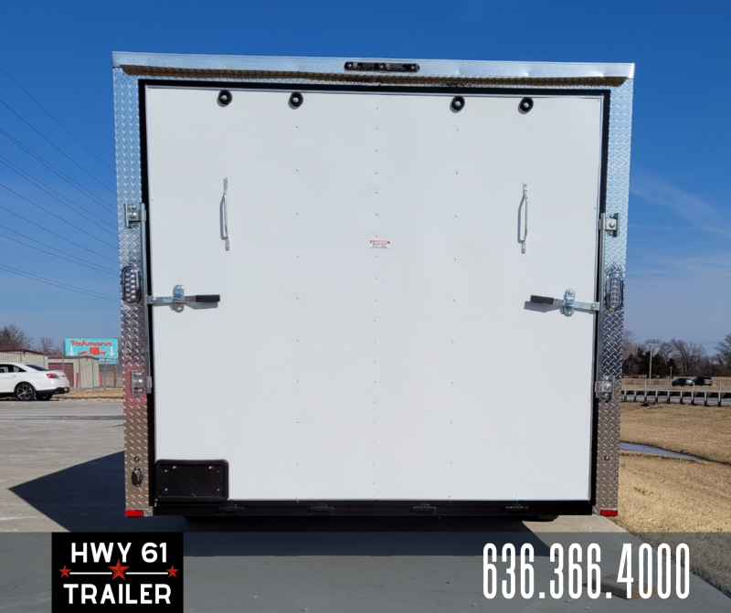 2021 Arising 8.5x16 TA 35K 7' White Enclosed Trailer 2021 Arising 8.5x16 TA 35K 7' White Enclosed Trailer