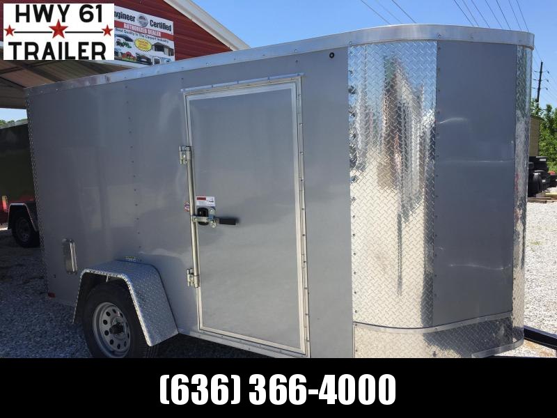 2021 Arising 6x10 SA 35K 5'6" v-nose Silver enclosed 2021 Arising 6x10 SA 35K 5'6" v-nose Silver enclosed