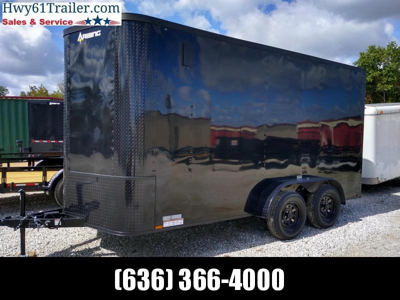 2021 ARISING 6x12 TA V-nose ramp 3500 lb axles Side Vents Lockbar Semi Seamless 6'3" Black Out 2021 ARISING 6x12 TA V-nose ramp 3500 lb axles Side Vents Lockbar Semi Seamless 6'3" Black Out