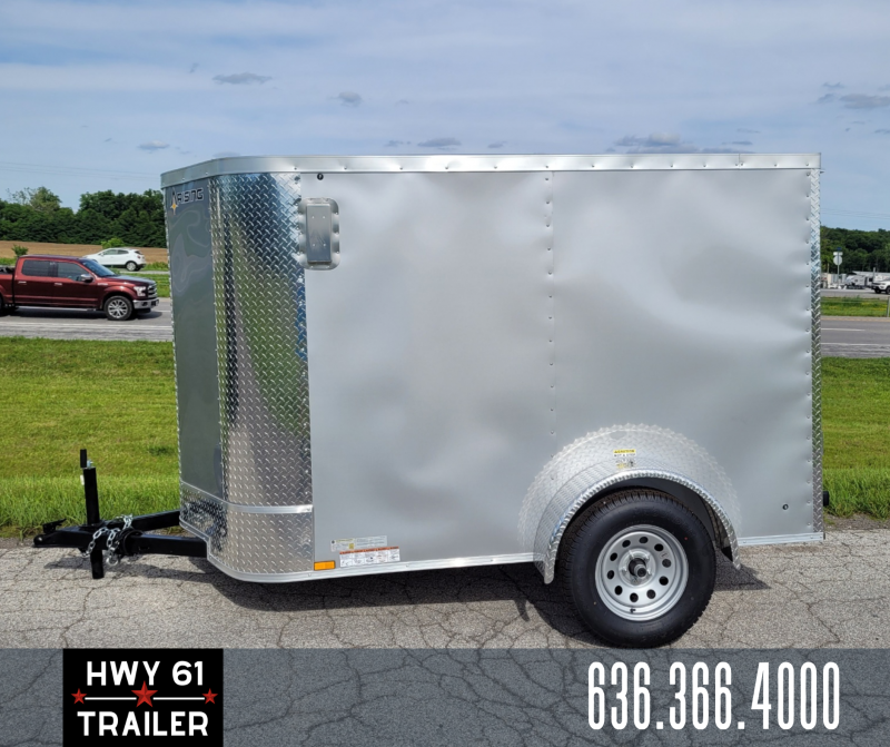 2022 ARISING 5x8 SA 35K 5'6" Silver Enclosed Trailer 2022 ARISING 5x8 SA 35K 5'6" Silver Enclosed Trailer