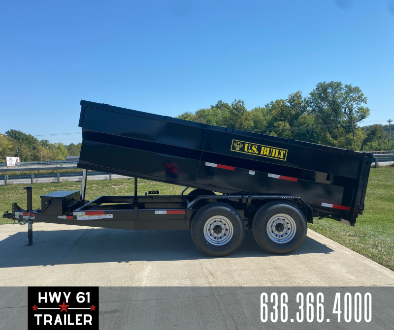 2023 US BUILT Dump Trailer 7x14x3 TA 14K