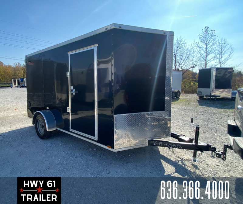 2024 Quality Cargo Enclosed Trailer 7 x 12 SA 6'6" 35K Black MxN1mal8xtj