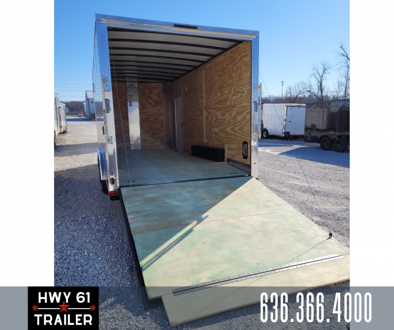 2021 ARISING 8.5x18 TA 52K 7�6" vnose White/Blackout