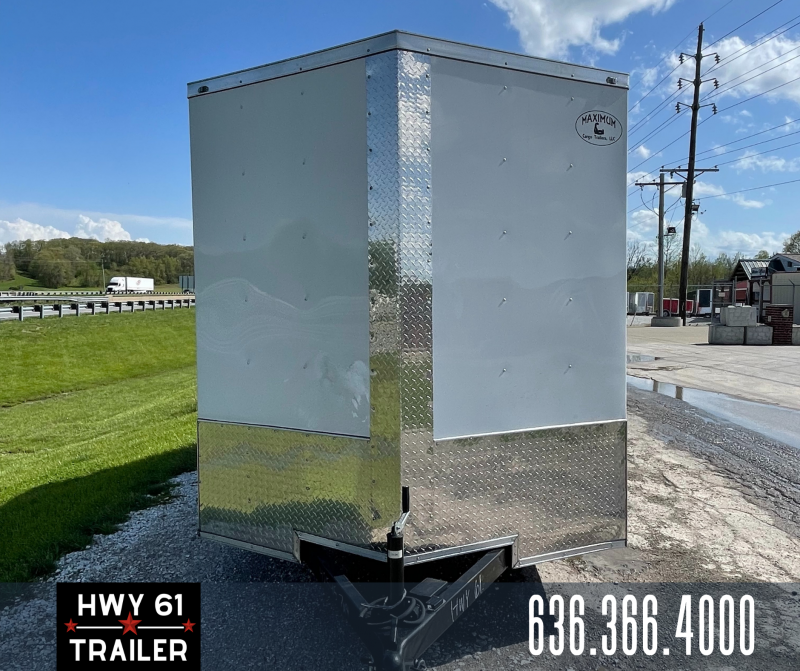 2022 Maximum Cargo Trailer 7x14 TA 35K 6'3" v-nose White Enclosed Trailer 2022 Maximum Cargo Trailer 7x14 TA 35K 6'3" v-nose White Enclosed Trailer