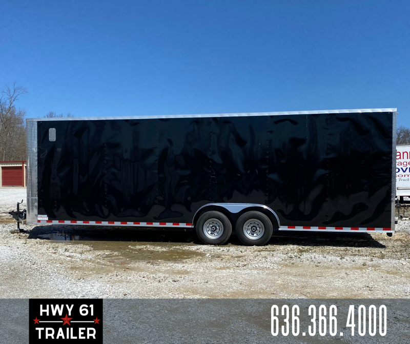 2021 ARISING 8.5X26 TA 14K 7'6" v-nose Black Enclosed Trailer 2021 ARISING 8.5X26 TA 14K 7'6" v-nose Black Enclosed Trailer