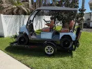 ATV, Golf Cart, Motorcycle Or Small Car Trailer That FOLDS for Easy Storage