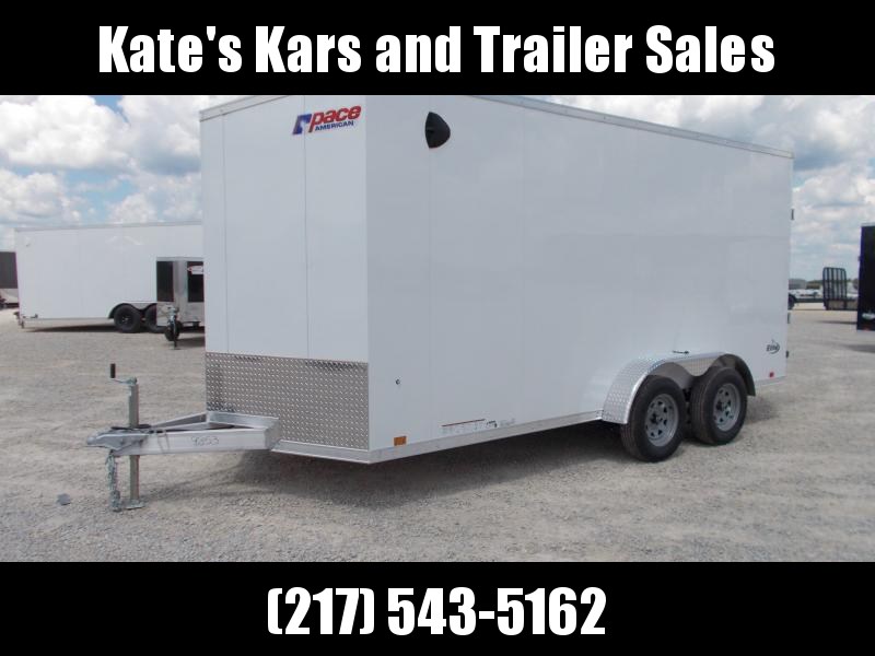 2023 Pace American 7X16 Enclosed Cargo Trailer 12'' Add Height Cargo / Enclosed Trailer 2023 Pace American 7X16 Enclosed Cargo Trailer 12'' Add Height Cargo / Enclosed Trailer