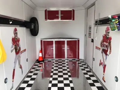 Custom Tall One of A Kind Golf Cart/Motorcycle Deluxe Trailer