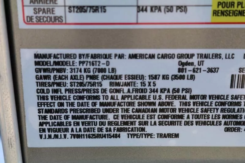 new Cargo (Enclosed) Trailers Haulmark  for sale, in Ontario, CA Thumbnail 11