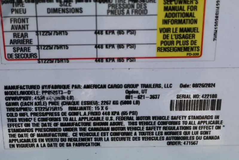 new Cargo (Enclosed) Trailers Haulmark  for sale, in Ontario, CA Thumbnail 13