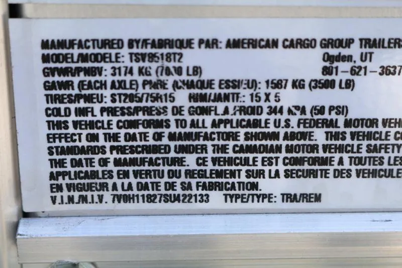 new Cargo (Enclosed) Trailers Haulmark  for sale, in Ontario, CA Thumbnail 12