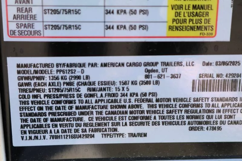 new Cargo (Enclosed) Trailers Haulmark  for sale, in Ontario, CA Thumbnail 10