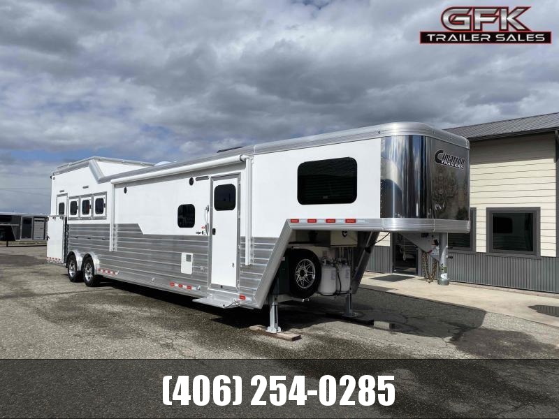 2023 Cimarron 4 Horse Side Load with 14'9" Living Quarter Trailer 2023 Cimarron 4 Horse Side Load with 14'9" Living Quarter Trailer
