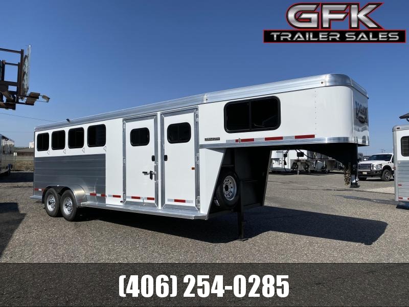 2020 Logan Bulls Eye 4 Horse Gooseneck w/ Closet Tack Package 2020 Logan Bulls Eye 4 Horse Gooseneck w/ Closet Tack Package