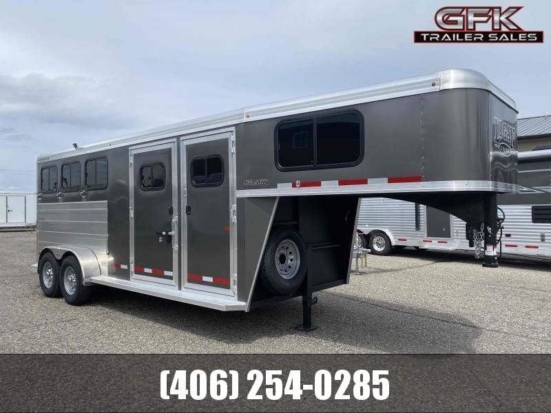 2022 Logan Bullseye 3 Horse Gooseneck Trailer with Closet Tack 2022 Logan Bullseye 3 Horse Gooseneck Trailer with Closet Tack