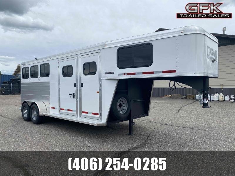 2022 Logan Bullseye 3 Horse Gooseneck Trailer with Closet Tack 2022 Logan Bullseye 3 Horse Gooseneck Trailer with Closet Tack