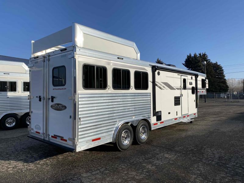 2024 SMC Laramie 3 Horse 11' Living Quarter Trailer GFK Trailer Sales