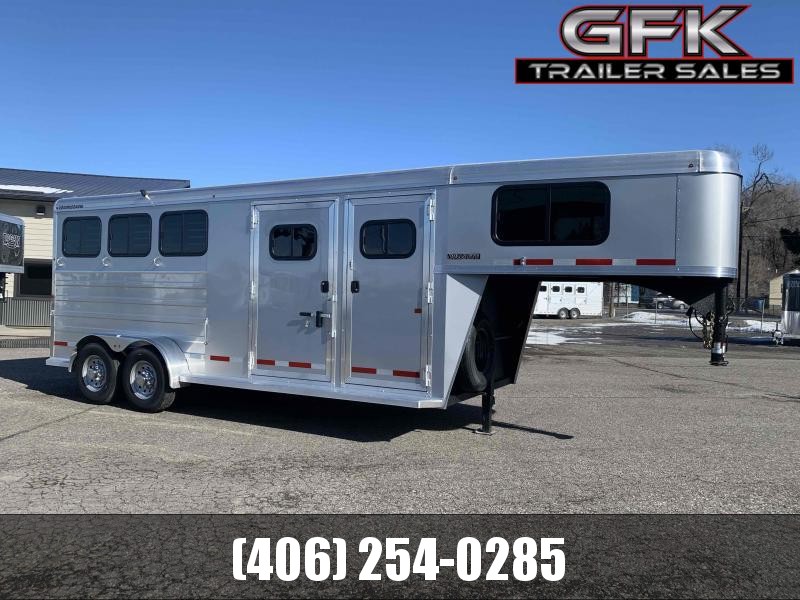 2021 Logan Bullseye 3 Horse Gooseneck Trailer with Closet Tack 2021 Logan Bullseye 3 Horse Gooseneck Trailer with Closet Tack