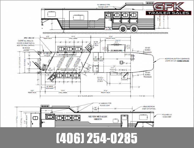 2023 Cimarron Norstar 4 Horse Sideload 15'6" Outlaw Living Quarter 2023 Cimarron Norstar 4 Horse Sideload 15'6" Outlaw Living Quarter