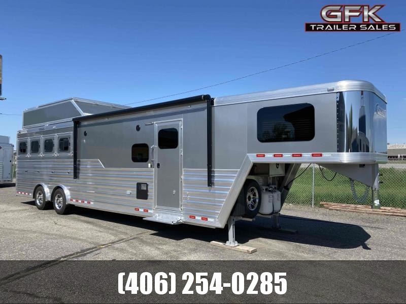 2021 Cimarron 4 Horse 13' LQ with Slide and Spread Axle Trailer 2021 Cimarron 4 Horse 13' LQ with Slide and Spread Axle Trailer